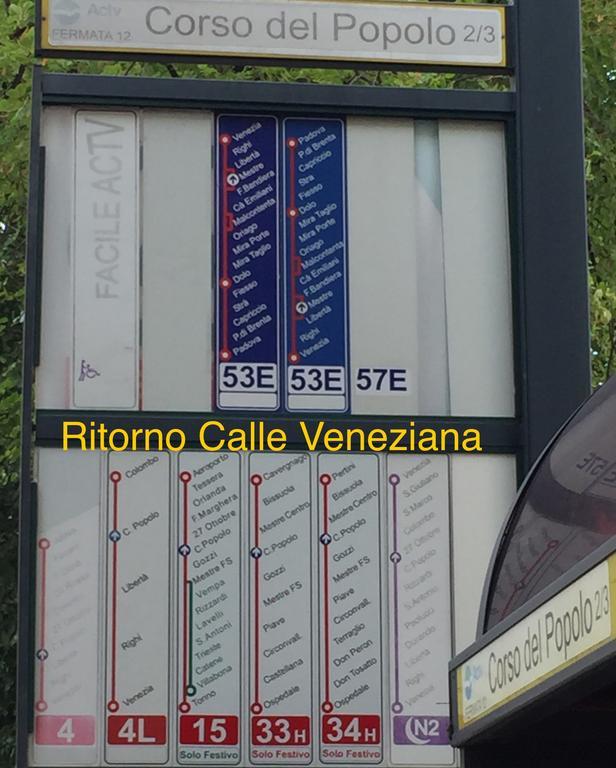 La Calle Veneziana Villa Mestre Luaran gambar